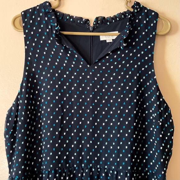NWT Loft Blue Dress 14 - Picture 2 of 8